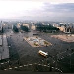 La plaza Skanderbeg de Tirana La plaza Skanderbeg de Tirana