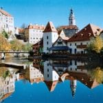 Cesky Krumlov, caballero de fina estampa Cesky Krumlov, caballero de fina estampa