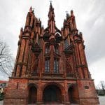 Iglesia de Santa Ana, arquitectura gótica báltica Iglesia de Santa Ana, arquitectura gótica báltica