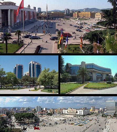 Tirana, la capital de Albania