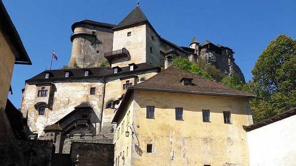 El castillo de Orava en Eslovaquia