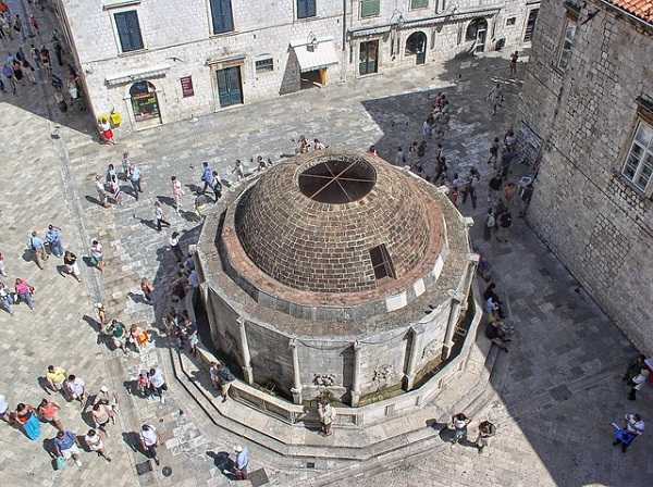 Gran fuente de Onofrio en Dubrovnik
