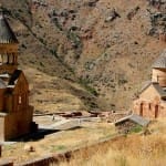 Visita al monasterio de Noravank, en Armenia