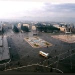 La plaza Skanderbeg de Tirana