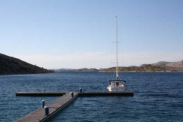 Puerto en el Parque Nacional de las Islas Kornati