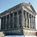 El templo de Garni, en Armenia