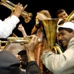 Festival de trompetas en Guca, Serbia