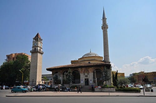 La mezquita de Ethem Bey en Tirana