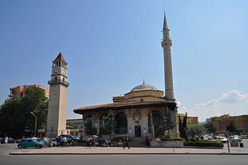 La mezquita de Ethem Bey en Tirana La mezquita de Ethem Bey en Tirana